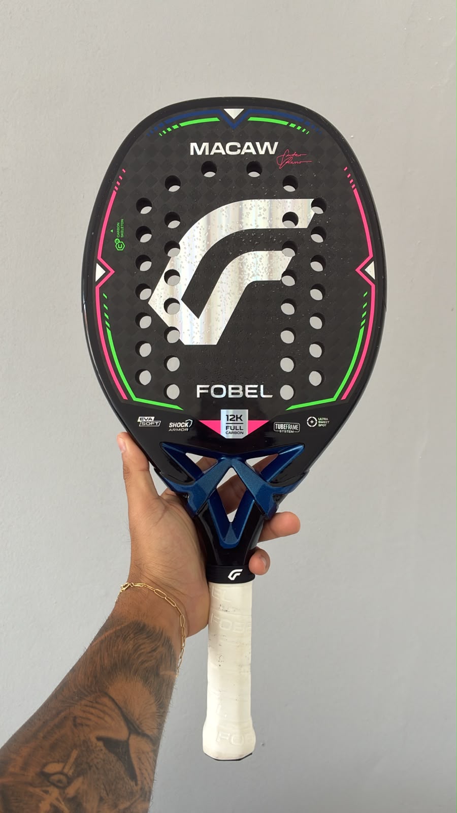 Raquete Macaw 2025 - Gustavo Russo - Fobel (USADA)