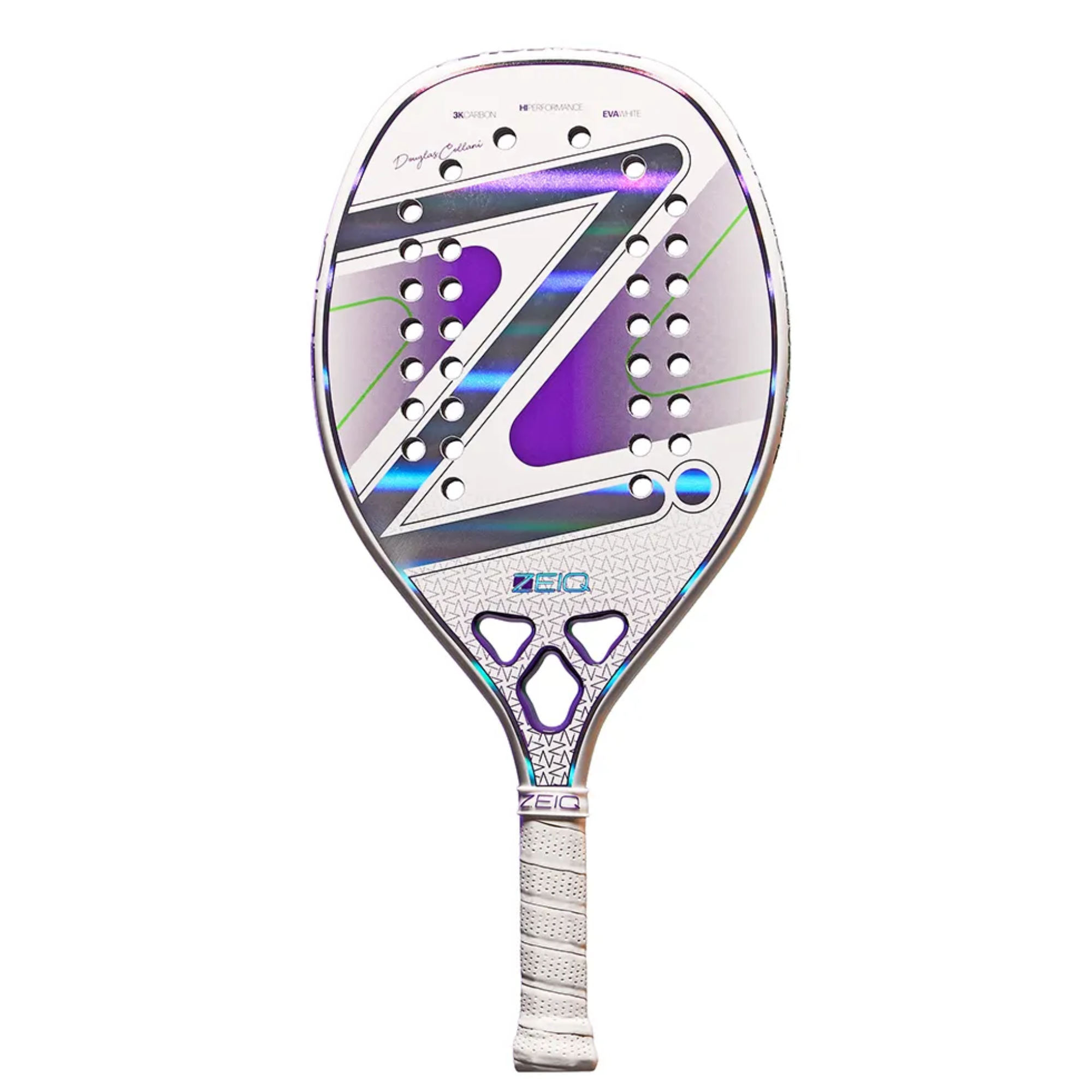 Raquete Pro Violet Collani White - Zeiq