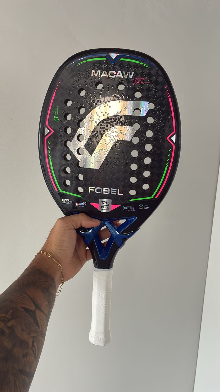 Raquete Macaw 2025 - Gustavo Russo - Fobel (USADA)