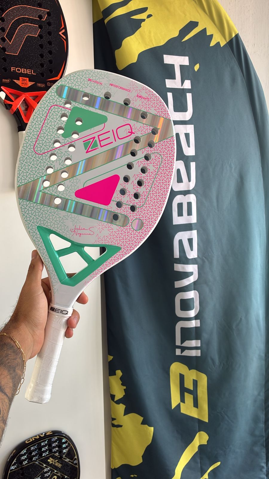 Raquete Advanced White - Julia Nogueira 2025 - Zeiq