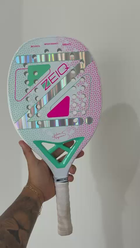 Raquete Advanced White - Julia Nogueira 2025 - Zeiq (USADA)