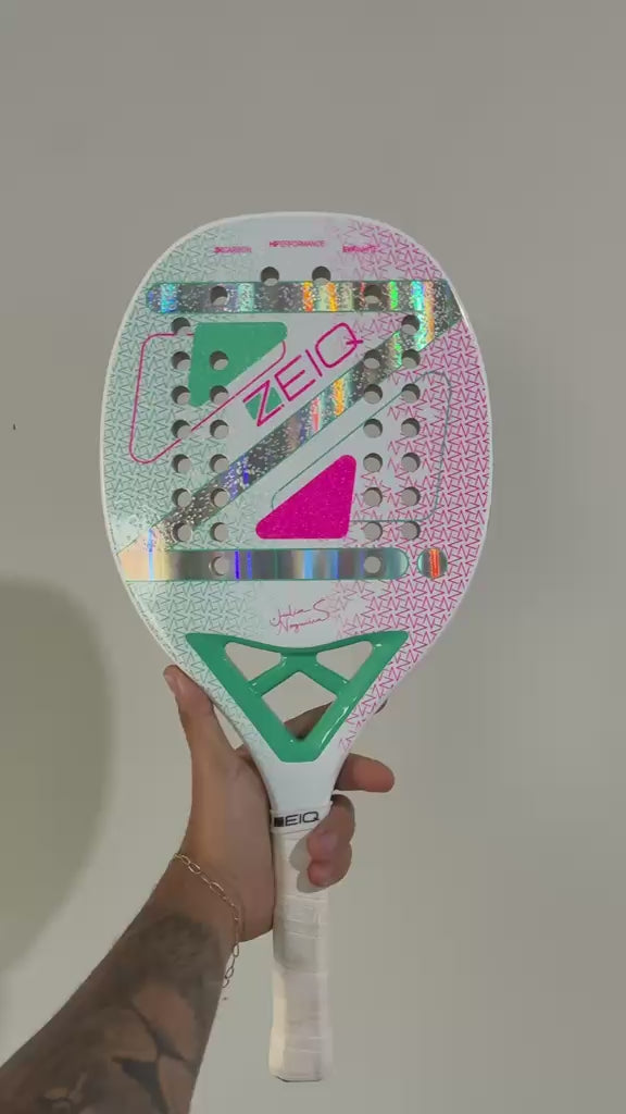 Raquete Advanced White - Julia Nogueira 2025 - Zeiq (USADA)